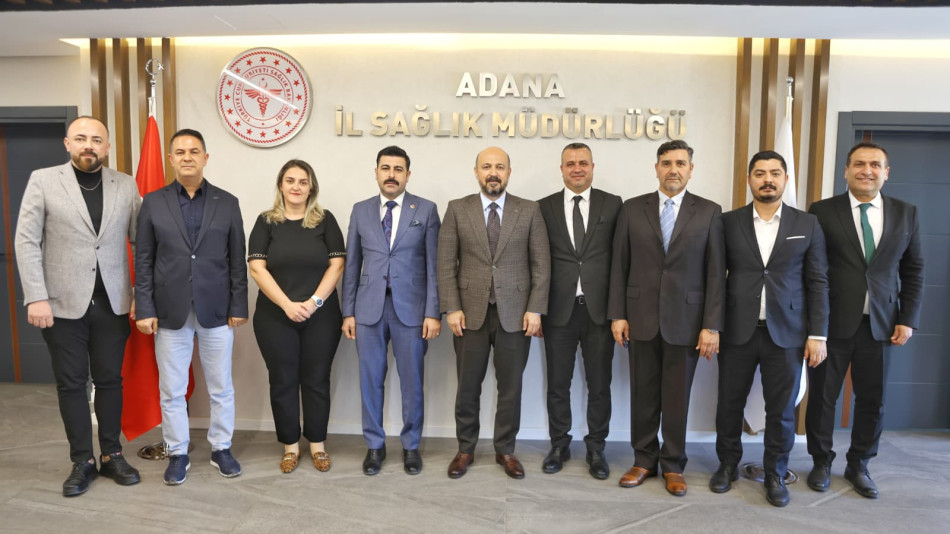 ADANA İL SAĞLIK MÜDÜRÜ SAYIN UZM. DR. HALİL NACAR’A ZİYARETTE BULUNDUK.