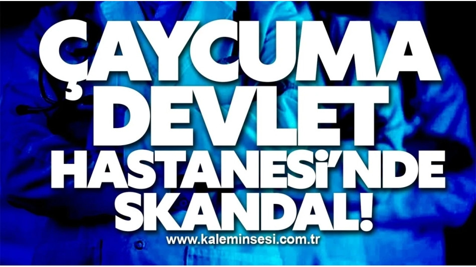 ÇAYCUMA DEVLET HASTANESİ’NDE SKANDAL… RADYOLOJİ TEKNİKERİNDEN USULSÜZ MESAİ OYUNU İDDİASI!