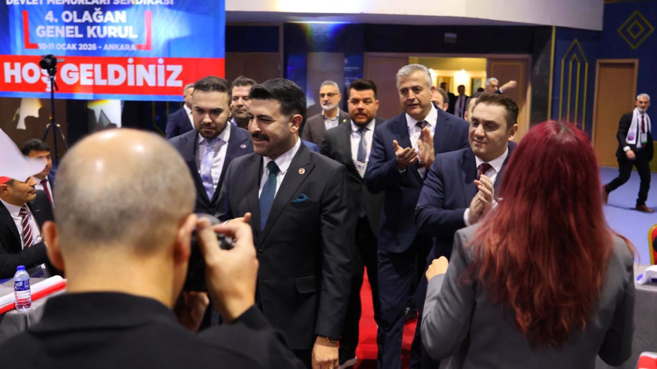 DEVLET MEMURLARI SENDİKASI'NIN DÜZENLEMİŞ OLDUĞU 4. OLAĞAN GENEL KURULA KATILDIK.