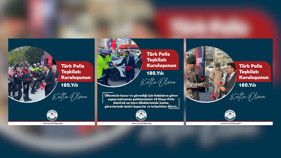 TÜRK POLİS TEŞKİLATI'NIN KURULUŞUNUN 180. YILI KUTLU OLSUN!