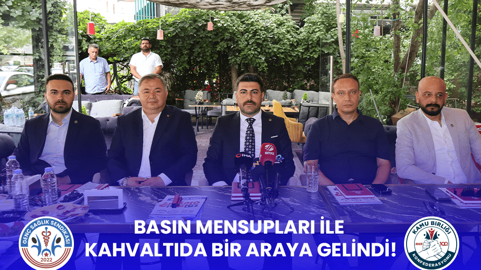 Basın Mensupları ile Kahvaltıda Bir Araya Gelindi