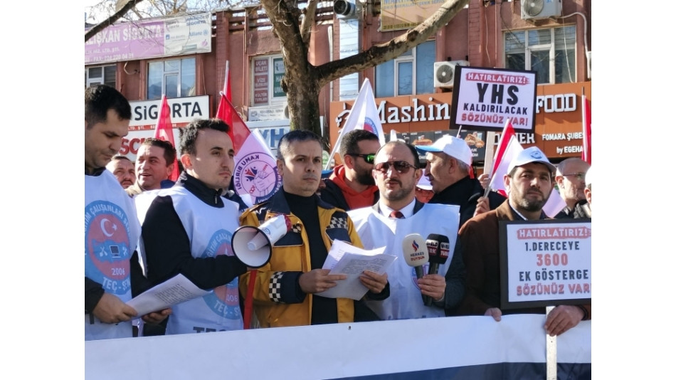 Bursa'da kamu çalışanlarından çağrı: Refahtan payımızı, bütçeden hakkımızı istiyoruz!