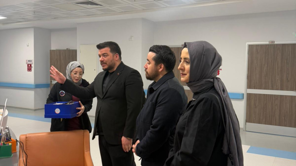 KAHRAMANKAZAN DEVLET HASTANESİ’Nİ ZİYARETTE BULUNDUK