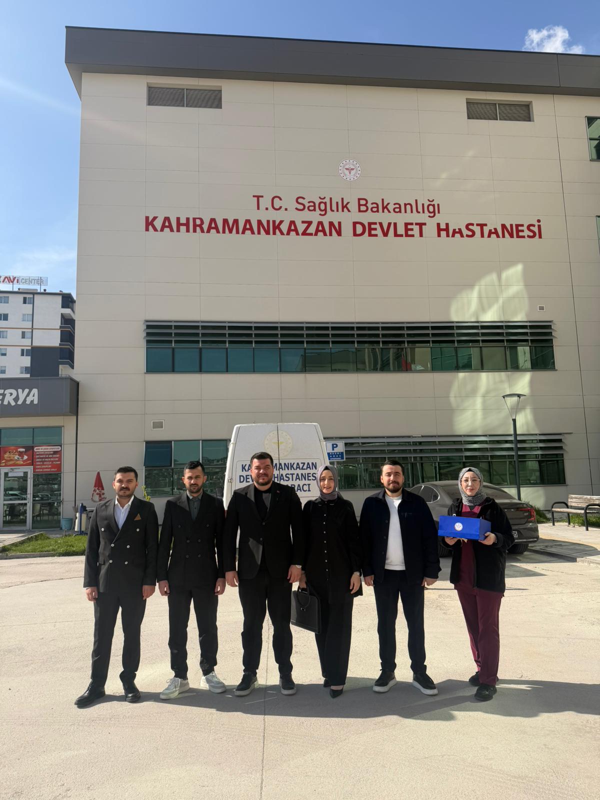 KAHRAMANKAZAN DEVLET HASTANESİ’Nİ ZİYARETTE BULUNDUK